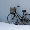 雪と自転車