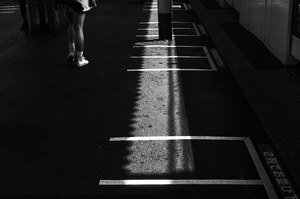 夏のプラットホーム