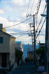 海に続く小道