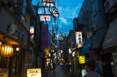 商店街の黄昏