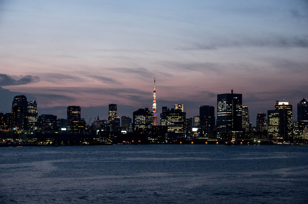 東京タワーと夕焼け