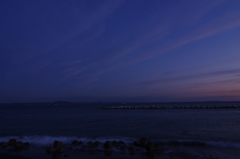 野比海岸夕焼け ３