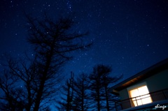 三つ峠の星空