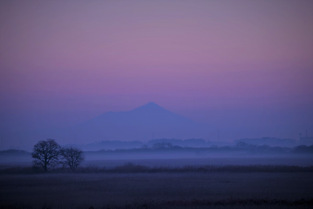 筑波を望む