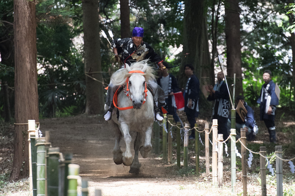 矢が落ちる前