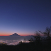 甘利山から望む富士山