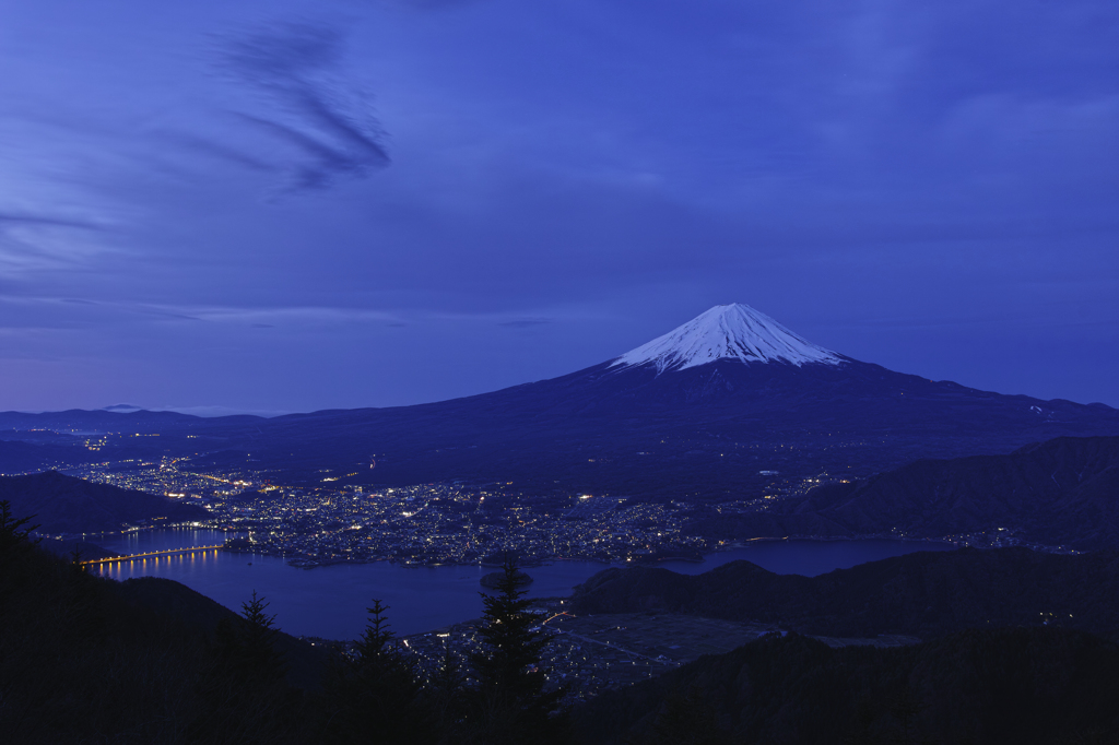 新道峠からの富士山