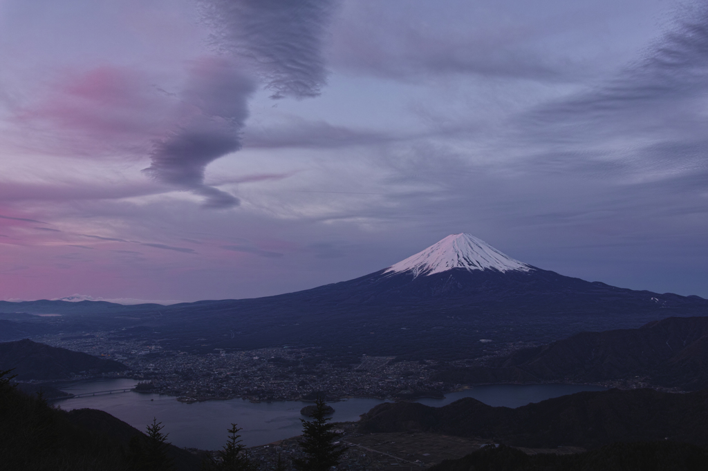 新道峠からの富士山