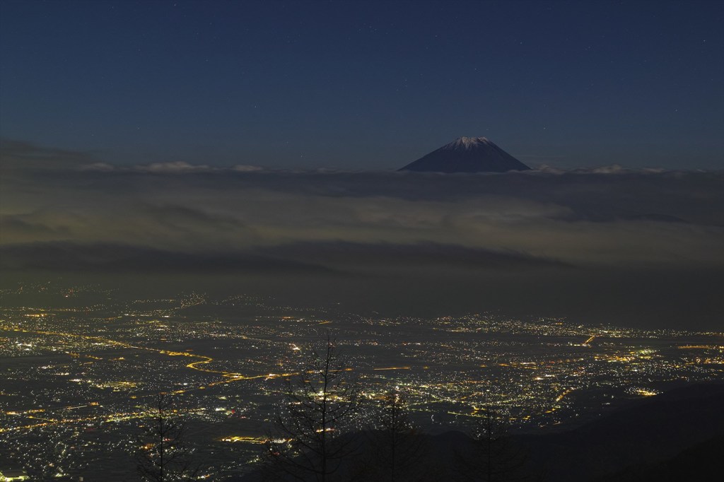 甘利山からの富士山