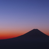 甘利山から望む富士山