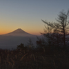 甘利山から望む富士山