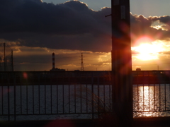 夕暮れ