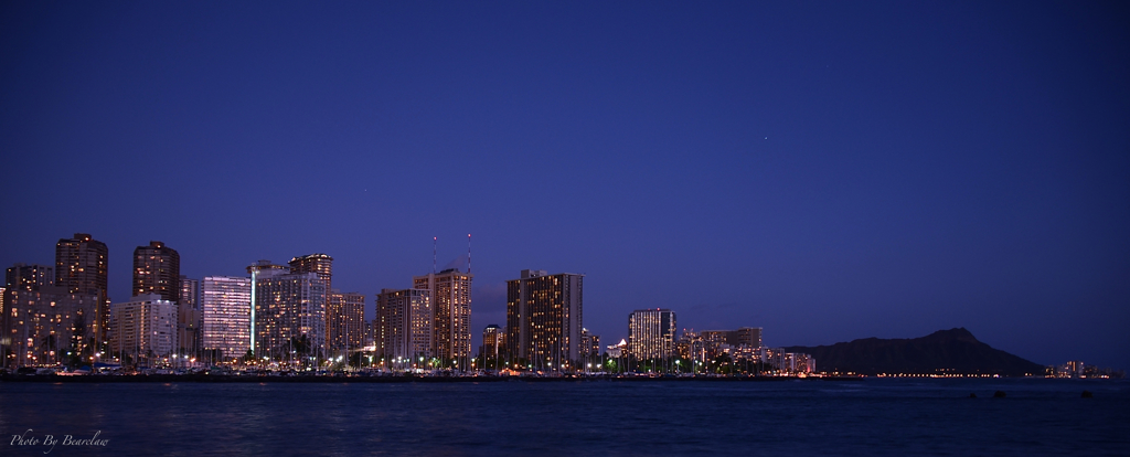 ハワイの夜景