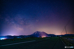 尻別岳の星空jpg