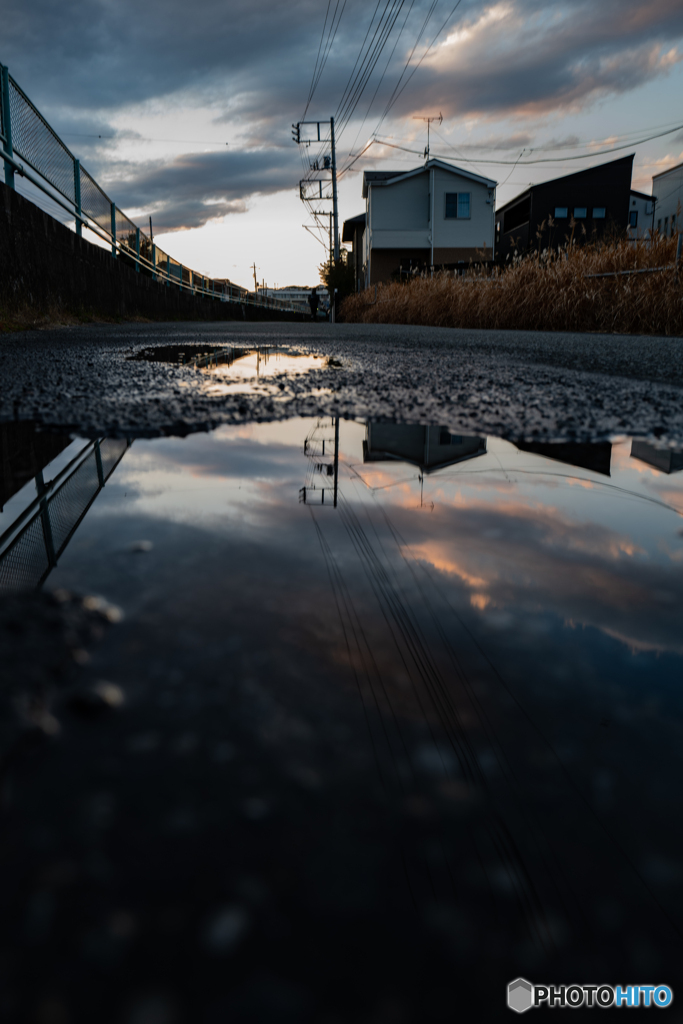 雨上がりの散歩