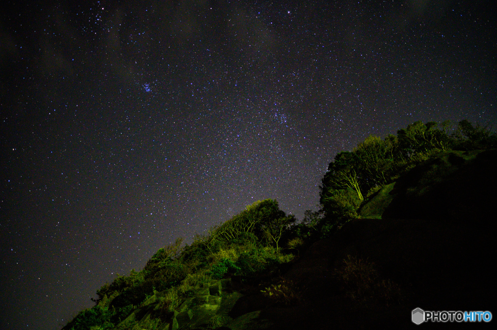 房総半島にて星空を