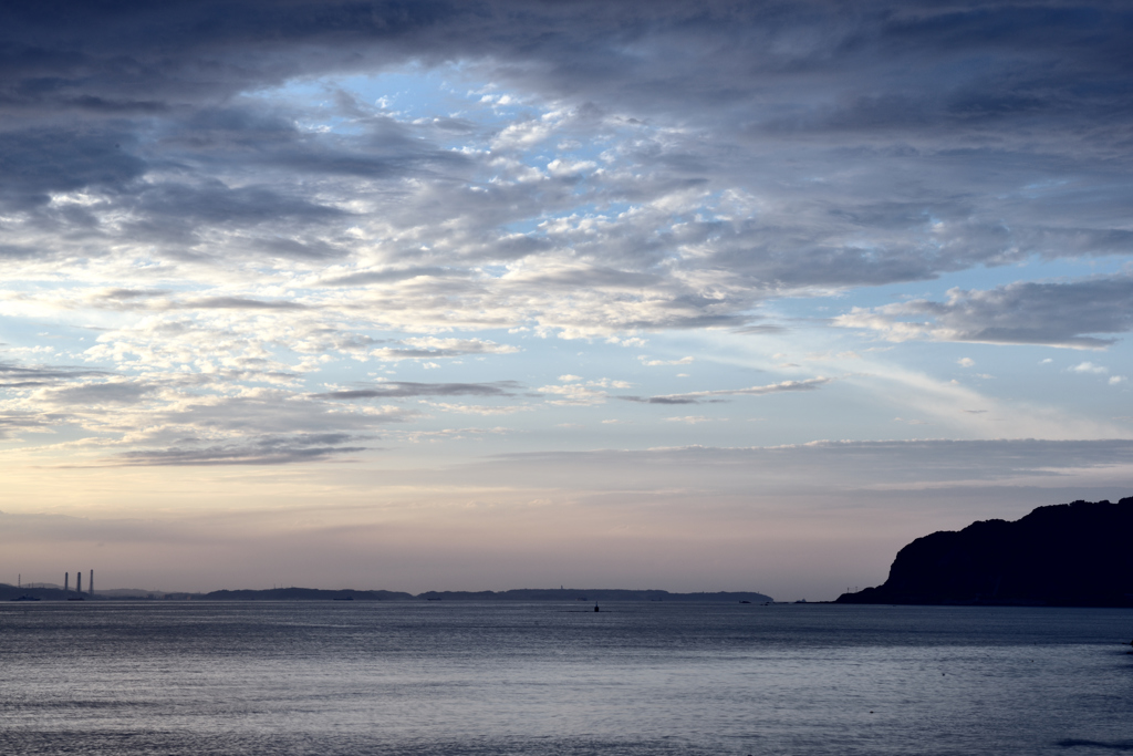 夕暮れ