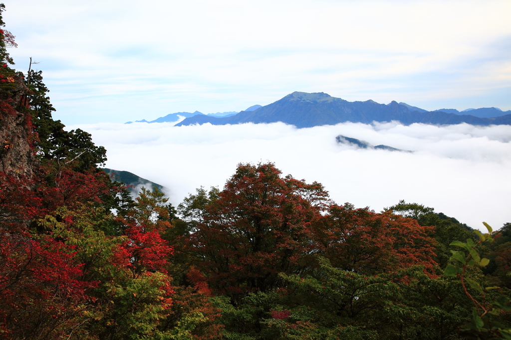 石鎚山から１