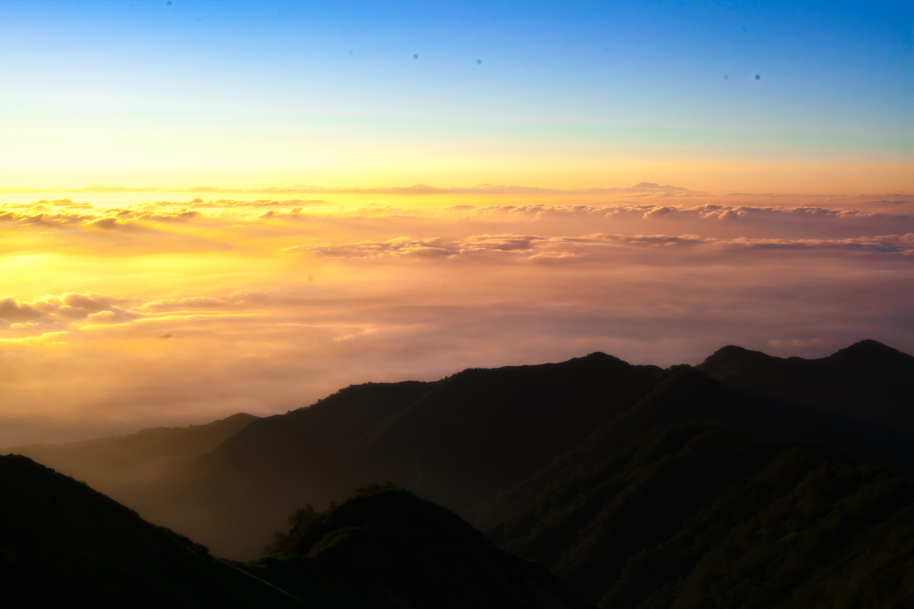 五竜山荘からの朝日