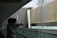 Falling water