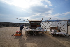 青島神社のお土産屋さん