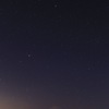 いっぱいの星と富士。