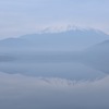 本栖湖から。。