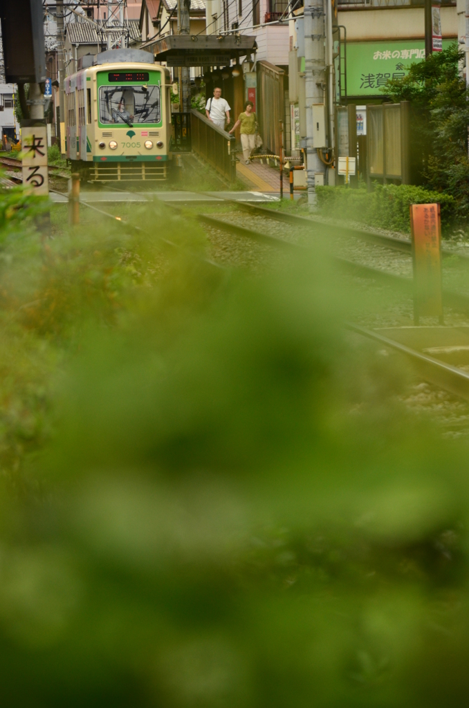 庚申塚の街角