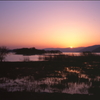 琵琶湖夕日