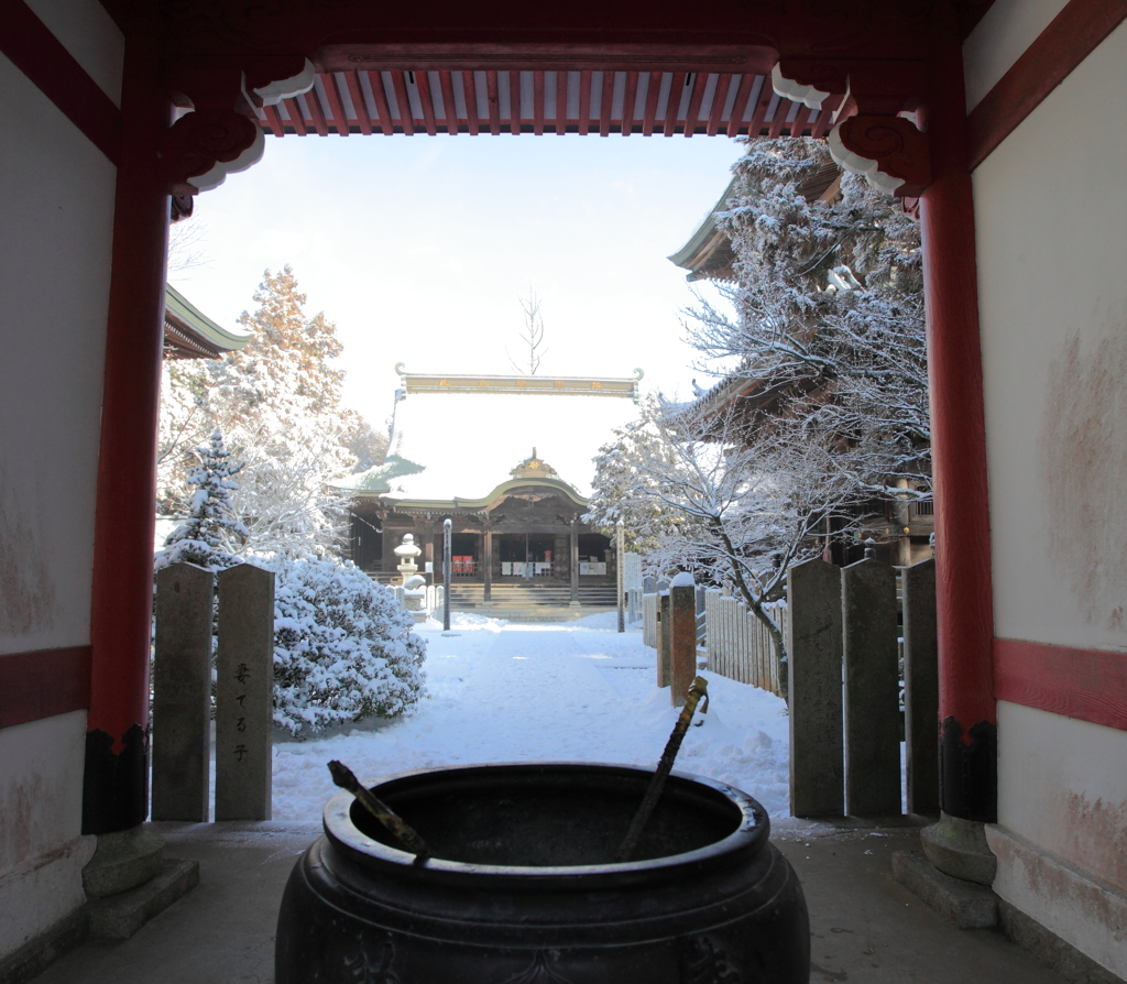 千光寺雪景