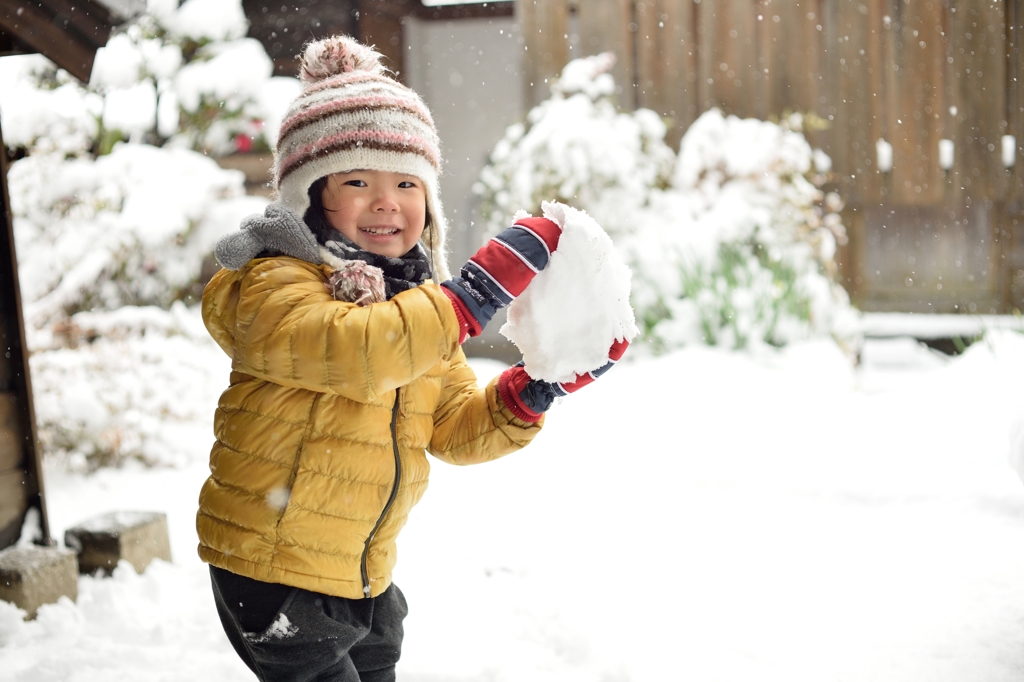 雪合戦開始！