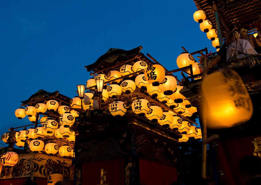 秋の夜祭り