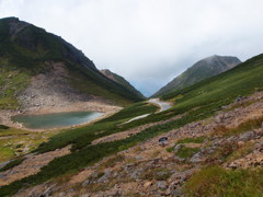 乗鞍岳登山道から