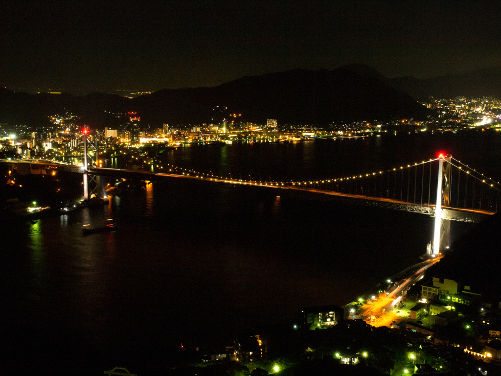 関門橋（火の山展望台）