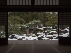 妙満寺　雪の庭　⑤