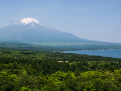 富士山　山中湖パノラマ台より