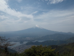 新道峠付近からの富士山