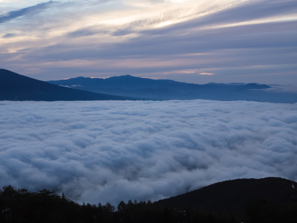 入笠山　雲海　その壱