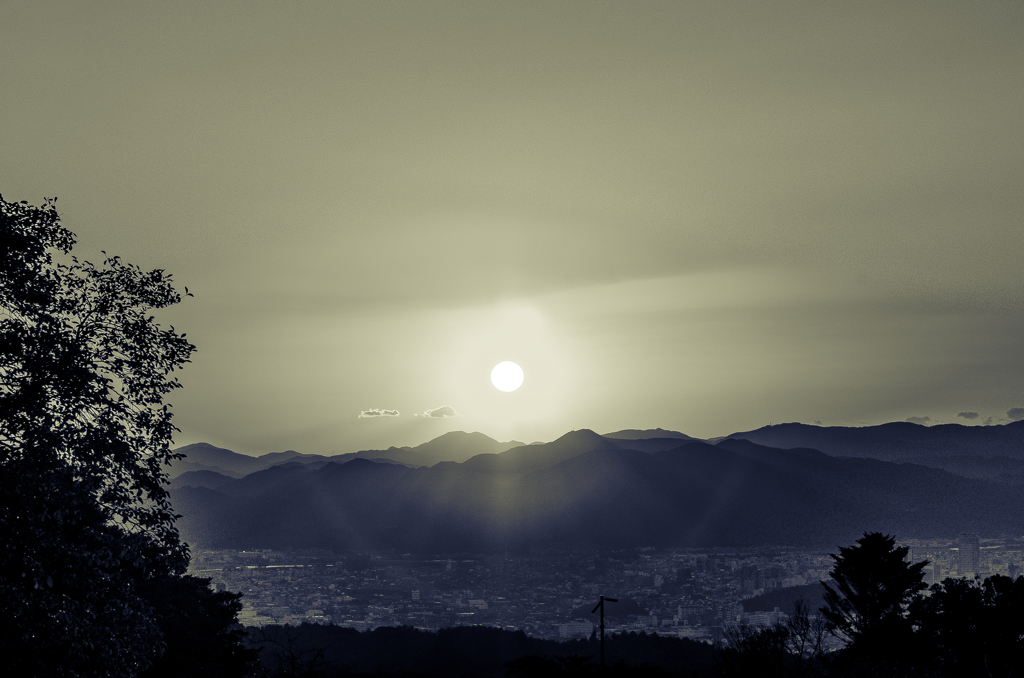 日本平の夕日