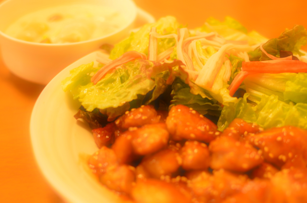 先日の夕飯