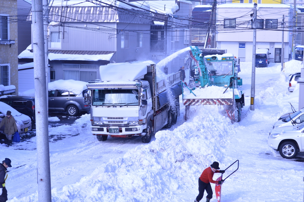 ＊本日、排雪日＊