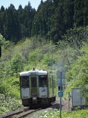大湊線上り列車