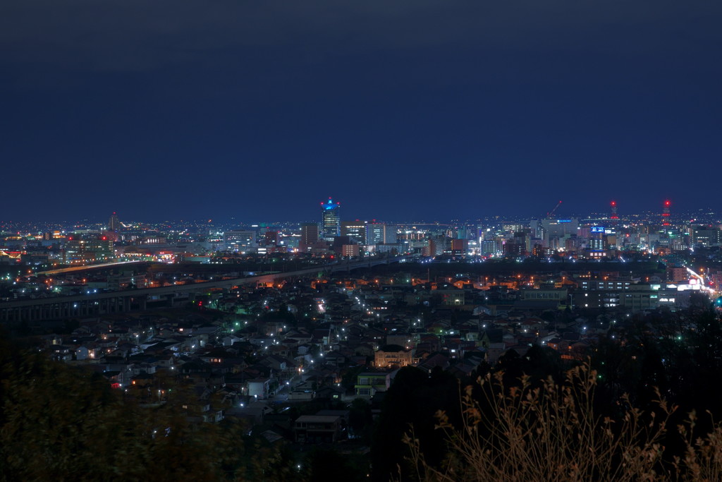 富山の夜景