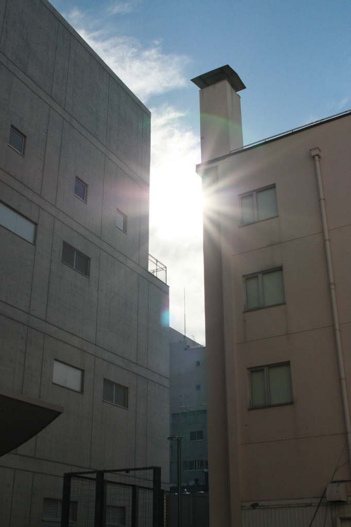 日影の隙間