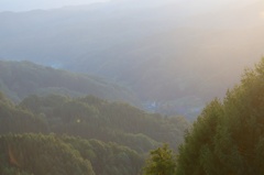 山奥の中の集落