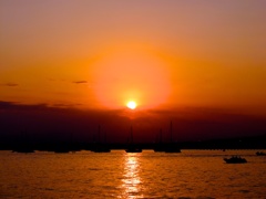 地中海と陽