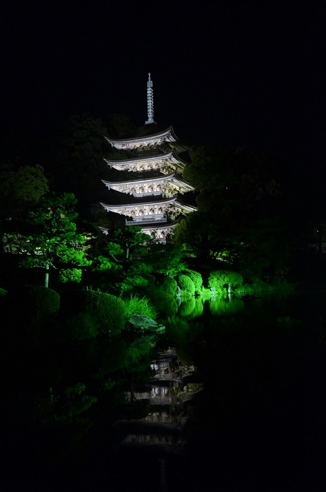 夜の鏡