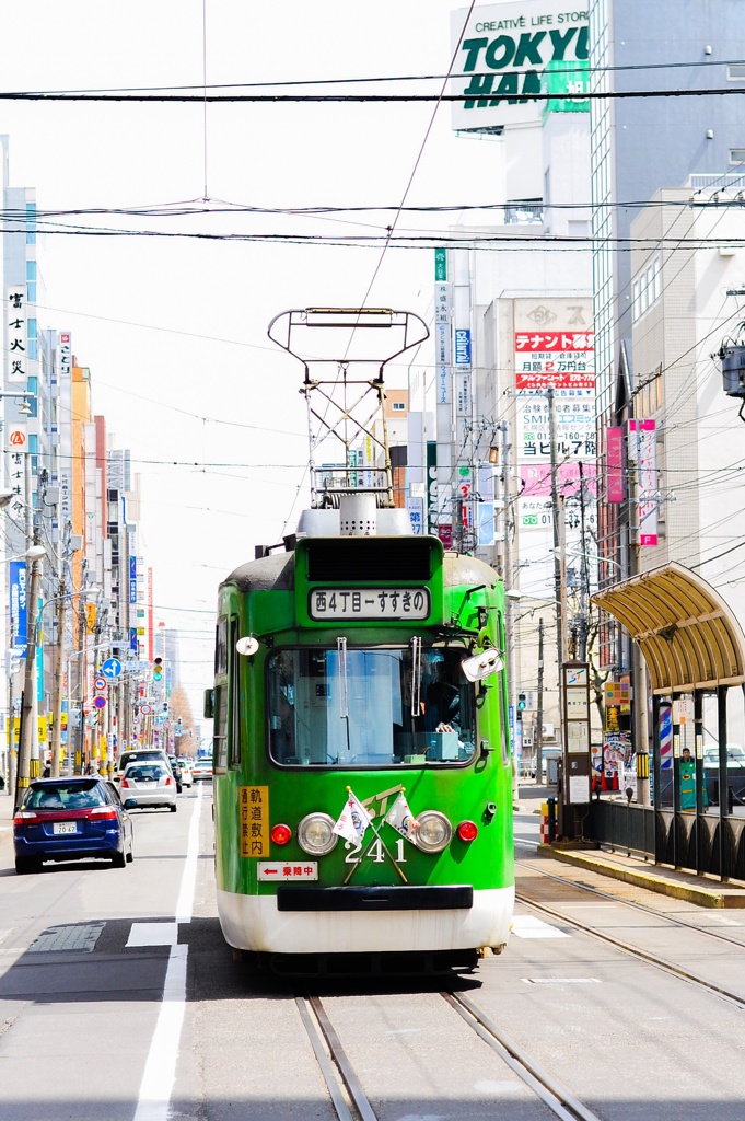 市電のある風景