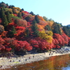 川も、秋色。