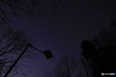 山中の星空